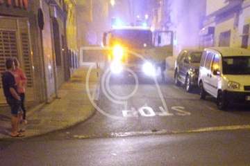 Desvalijan y prenden fuego a una moto en Los Llanos de Telde/TA.